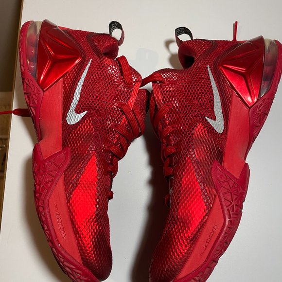 Nike Other - Size 10.5 - Nike LeBron 12 Low University Red 2015  Pre-Owned But Really Nice!